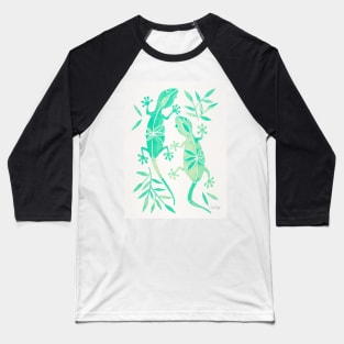 gecko mint Baseball T-Shirt